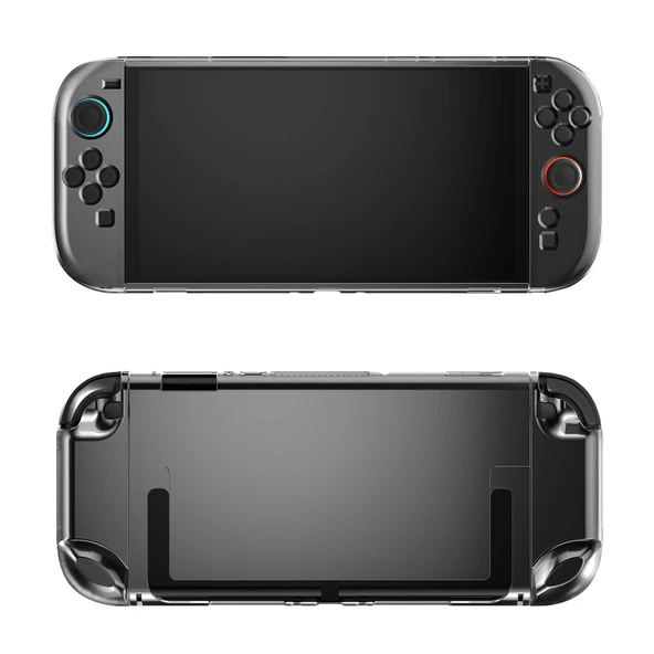 Nintendo Switch 2 Kristal Şeffaf Koruyucu Kılıf Split Gamepad - 3