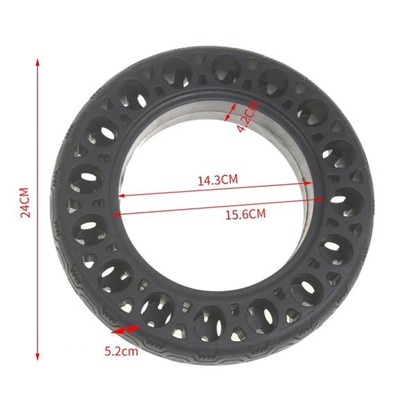 Segway G30 Max Uyumlu 10 Inç F20 F30 F40 Katı Patlamaz Lastik 60 70 6 5 Boş Lastik - 3