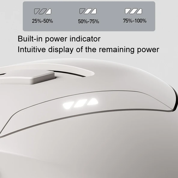 Inphic DR6 Beyaz Kayısı Kablosuz Bluetooth 5 0 Ofis ve Oyun Mouse - 10