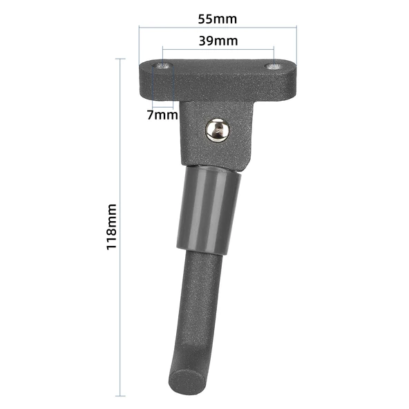 Xiaomi 4 Pro AIMITE Elektrikli Scooter Metal Ayak Desteği Gri - 6