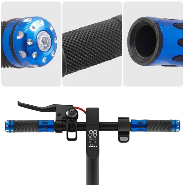 Xiaomi M365 1S PRO PRO 2 Scooter Kolu Tutamağı Kırmızı 1 Çift - 5