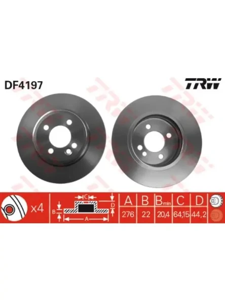 FREN DISKI ON MINI R50 R52 R53