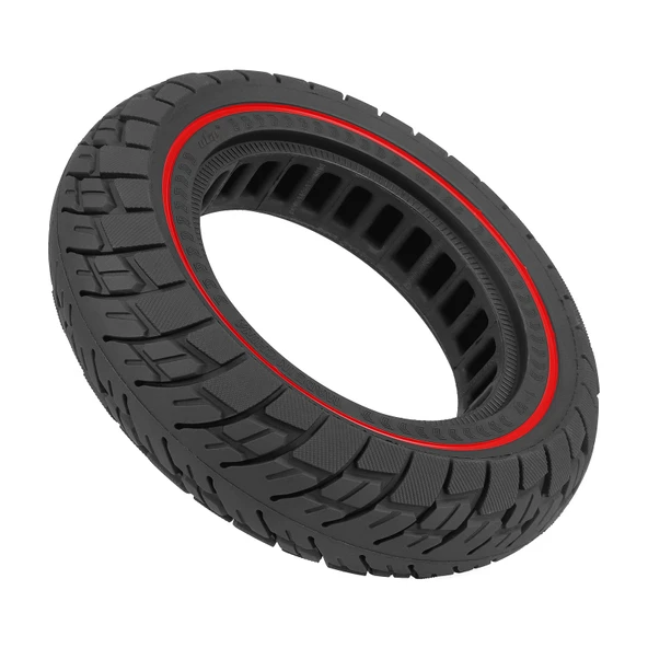 10 Inç 10x2.5 Elektrikli Scooter Off-road Kaymaz Katı Lastik 37mm Kanal - 4