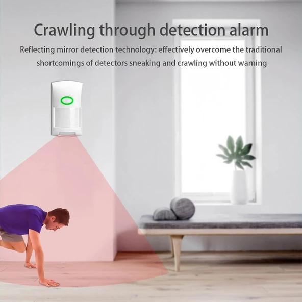 Tuya Akıllı Uygulama WiFi Kızılötesi Alarm İnsan Vücudu Hareket Dedektörü PIR - 9