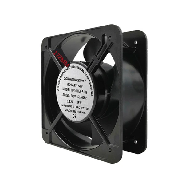 220V 38W 15cm Rulmanlı Elektrikli Dolap Şaftlı Yağlı Rulmanlı Fan - 3