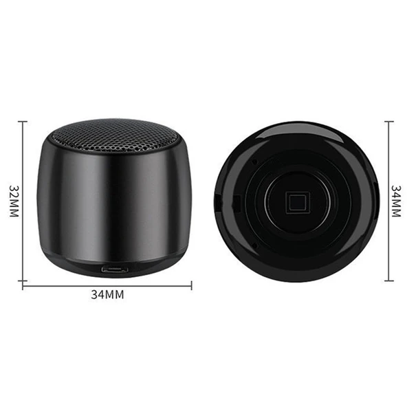 Mini Kablosuz Bluetooth Hoparlör TWS Çiftli Mavi Su Geçirmez Akıllı Gürültü Engelleme - 3