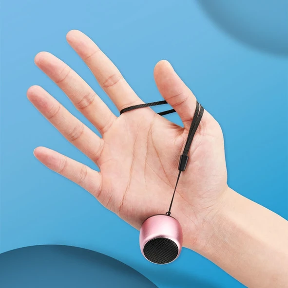Mini Kablosuz Bluetooth Hoparlör TWS Çiftli Mavi Su Geçirmez Akıllı Gürültü Engelleme - 11