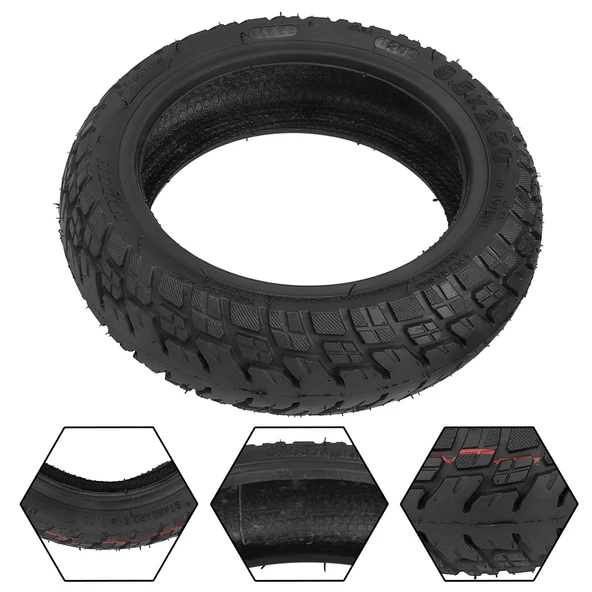 9.5x2.5 İnç Gaz Memesi Olmayan Off-Road Tubeless Lastik KQI3 Serisi Elektrikli Scooter - 4