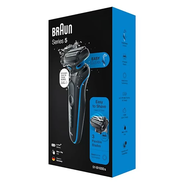 Braun Series 5 50-B1000s Islak ve Kuru Tıraş Makinesi - 7