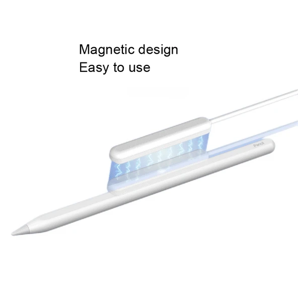Apple Pencil 2 Uyumlu RX 01 Kapasitif Kalem Manyetik Şarj Kablosu 35cm Type C - 2