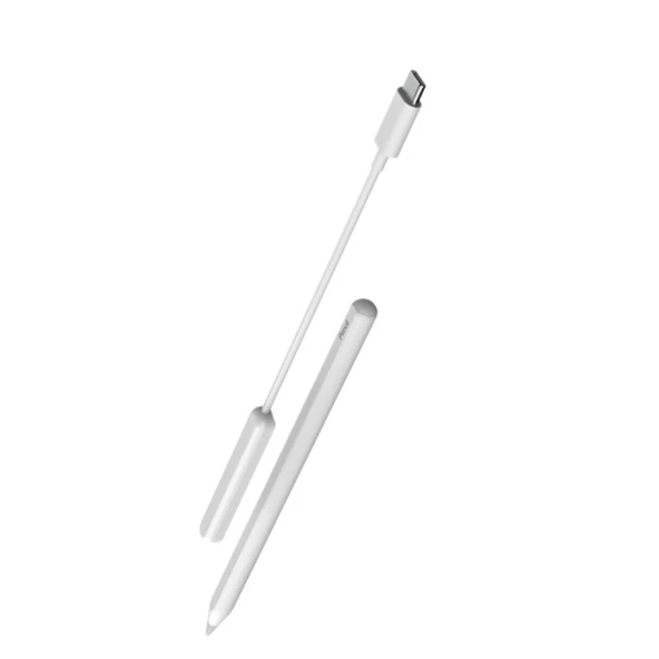 Apple Pencil 2 Uyumlu RX 01 Kapasitif Kalem Manyetik Şarj Kablosu 35cm Type C