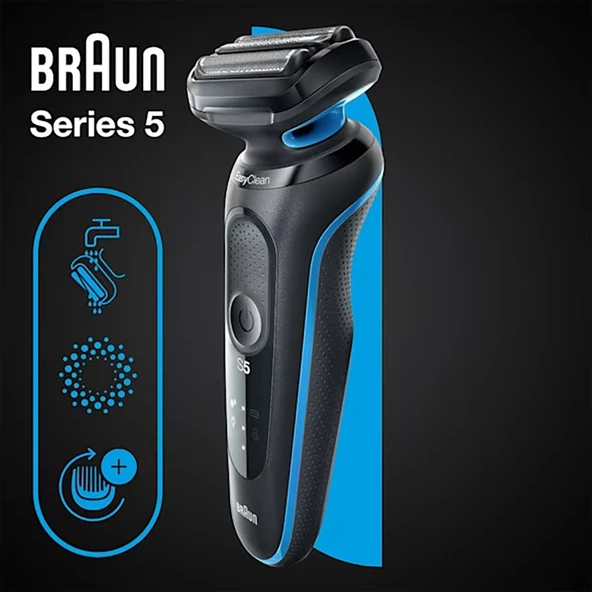 Braun Series 5 50-B1000s Islak ve Kuru Tıraş Makinesi - 6