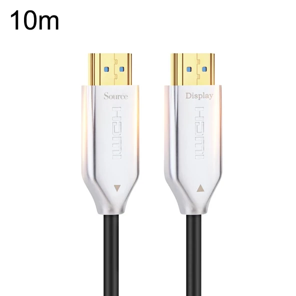 HDMI 2.0 Fiber Optik Kablo 4K Ultra HD 10 Metre Beyaz