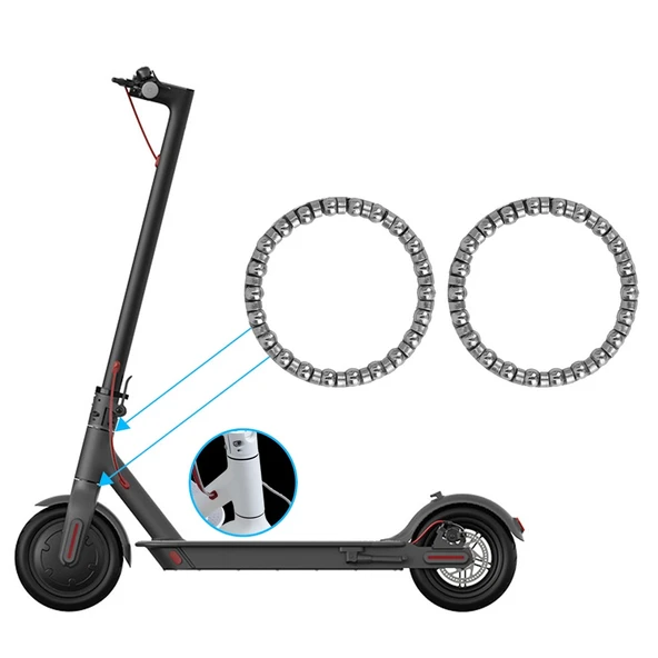 Xiaomi M365 Pro Scooter Direksiyon Rulmanı 2li Set Gri