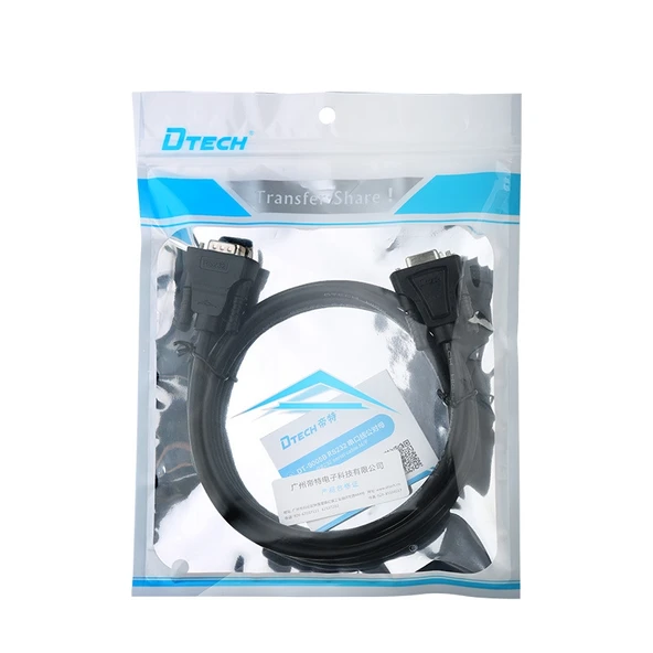 DTECH RS232 Seri Doğrudan Hat DB9 Uzatma Kablosu Erkekten Dişiye 1.5 Metre - 3