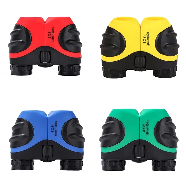 Çocuk Mini HD Dürbün 8X Büyütme Kırmızı - 2