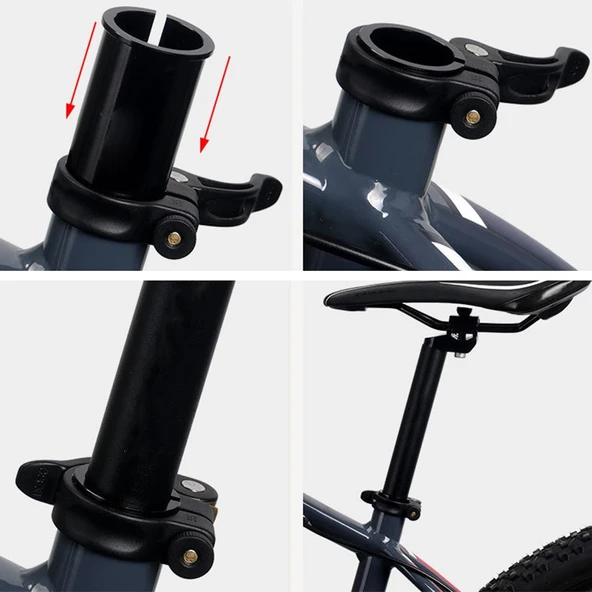 FMFXTR Bisiklet Sele Borusu Daraltma Kılıfı 33.9mm den 31.6mm ye 2 Adet - 7