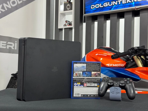 PlayStation 4 Slim 500GB Tek Kol + Grand Theft Auto 5 (GTA 5) Oyun CD’si (İKİNCİ EL) - 5