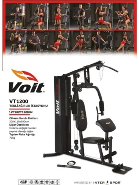 EV TİPİ SPOR PAKETİ(KOŞU BANDI, ÇALIŞMA İSTASYONU, KONDİSYON BİSİKLETİ, DAMBIL SET) - 2