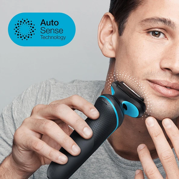 Braun Yeni Seri 5 M1000S Autosense Easyclean Islak ve Kuru Tıraş Makinesi - 3