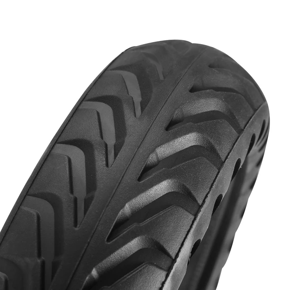 8.5 İnç Xiaomi Mijia M365 M365 Pro Uyumlu Bal Peteği Desenli Patlamaya Dayanıklı Kauçuk Elektrikli Scooter Lastiği Siyah - 4