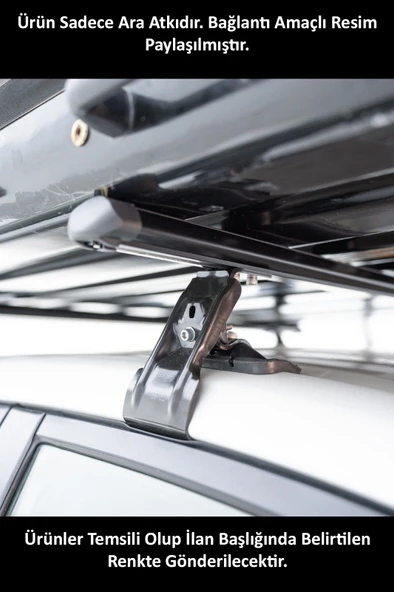 Honda Jazz / Fit (GK) 2013-2019 Arası Turtle Mexfit Oluklu ara atkı tavan barı SİYAH - Resim 3