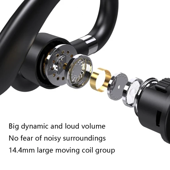 520 Gen2 Kulak Kancalı İş Bluetooth Kulaklık Şarj Kutulu - 4