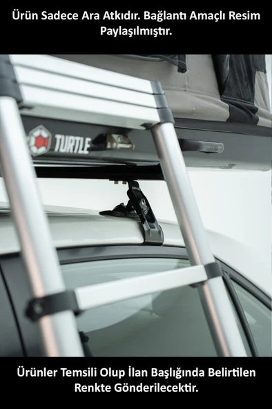 Ford Focus III 2011-2018 Arası Turtle Mexfit Oluklu ara atkı tavan barı SİYAH - 4