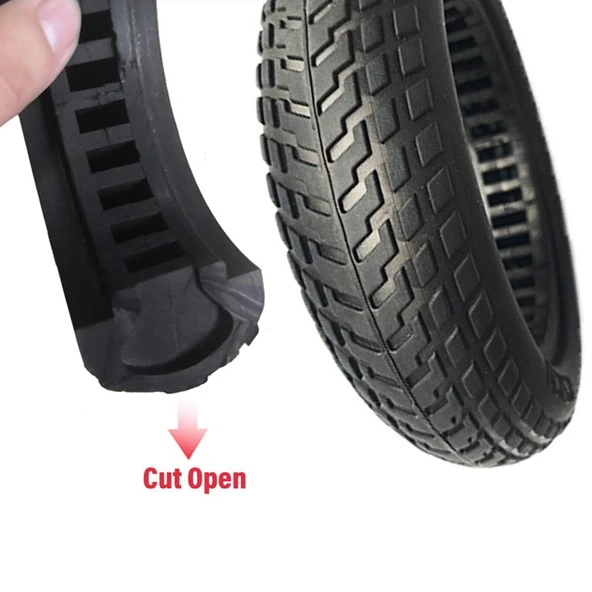 8.5 İnç Xiaomi Mijia M365 M365 Pro Uyumlu Elektrikli Scooter İç Boş Patlamaya Dayanıklı Lastik Siyah - 6