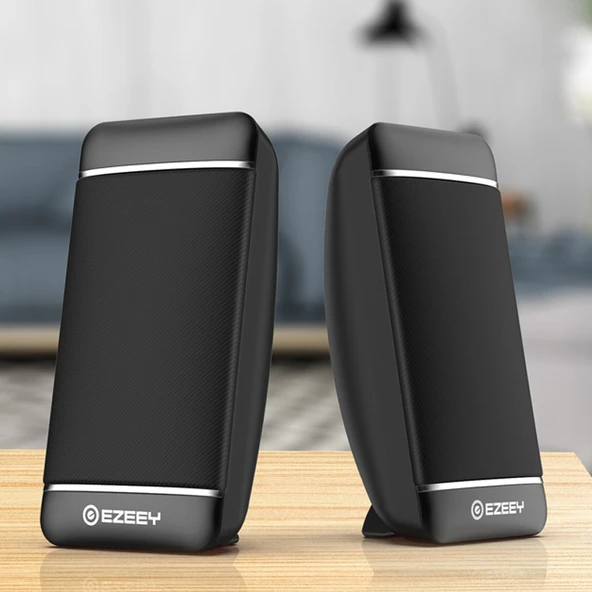 YEEZE S4 Mini USB 2.0 Kablolu Taşınabilir Hoparlör Siyah - 2