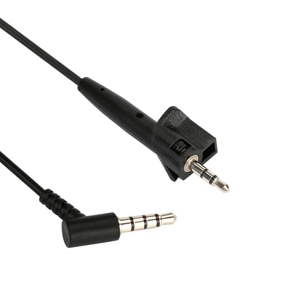 Bose AE2 AE2i Uyumlu 3.5mm den 2.5mm ye Mikrofonlu Yedek Ses Kablosu 1.5 Metre 2 Adet - 4