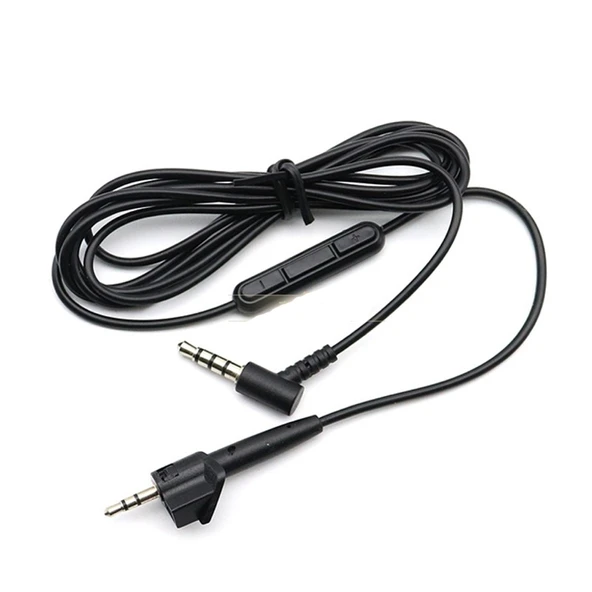 Bose AE2 AE2i Uyumlu 3.5mm den 2.5mm ye Mikrofonlu Yedek Ses Kablosu 1.5 Metre 2 Adet - 2