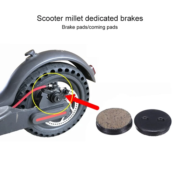 Xiaomi Mijia M365 Scooter Metal Disk Fren Balataları 3 Çift - 6