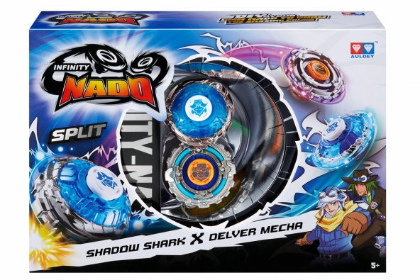 Infinity Nado Split Metal 2´li Set Shadow Shark  Delver Mecha - 6