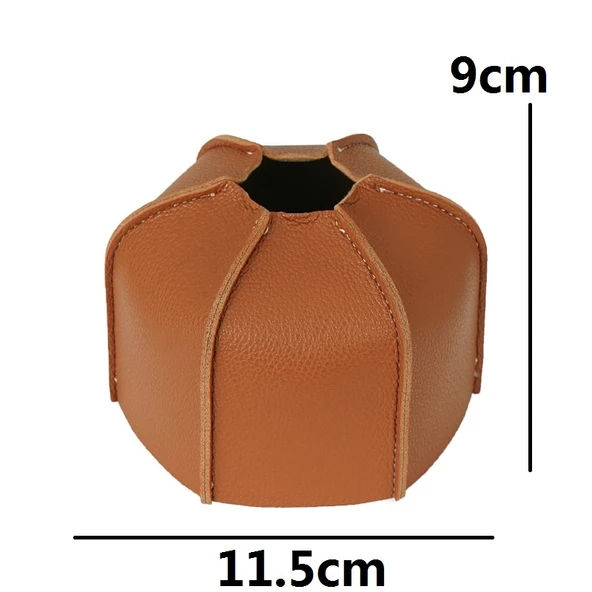 230g Gaz Tankı İçin PU Deri Koruyucu Kılıf Outdoor Kamp Düz Gaz Tankı - 2