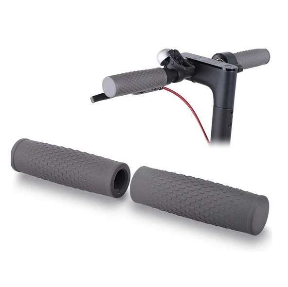 Xiaomi Mijia M365 M365 Pro Scooter Gidon Kauçuk Kılıfı 2 Çift Gri - 6