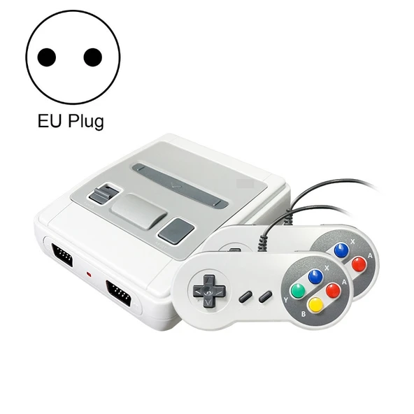 SFC620 Mini 8 Bit TV Oyun Konsolu 620 Dahili Oyun AV Çıkışlı EU Priz