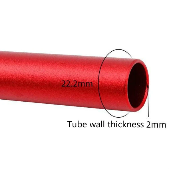 Litepro Dağ Bisikleti Katlanabilir Düz Gidon 580mm Kırmızı - 3
