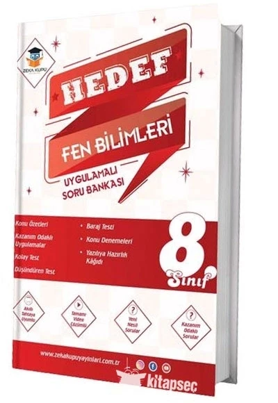 Zeka Küpü 8.Sınıf Hedef Fen Bilimleri Uygulamalı Soru Bankası ürün görseli