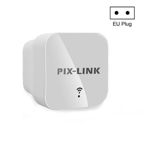 PIXLINK WR12 300Mbps WiFi Sinyal Güçlendirici Tekrarlayıcı EU Priz Tipi