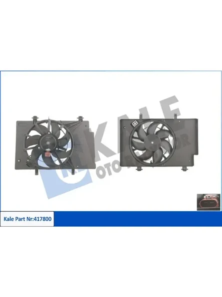 FAN MOTORU DAVLUNBAZ ( /+AC) FIESTA VI COURIER 1,4 / 1,4TDCI / 1,5TDCI / 1,6TDCI 08 / B MAX 1,5TDC