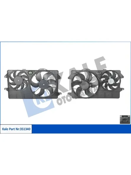 FAN MOTORU KOMPLE (CIFT FANLI) FORD TOURNEO CONNECT 0214