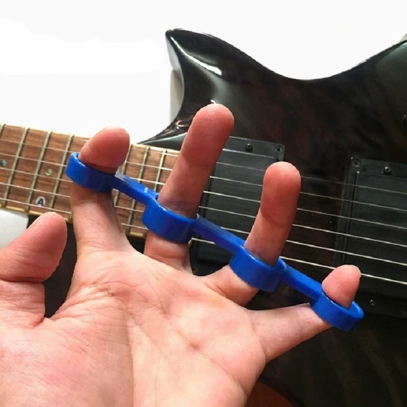 Orta Boy Mavi Gitar Parmak Genişletici ve Güçlendirme Cihazı - 4