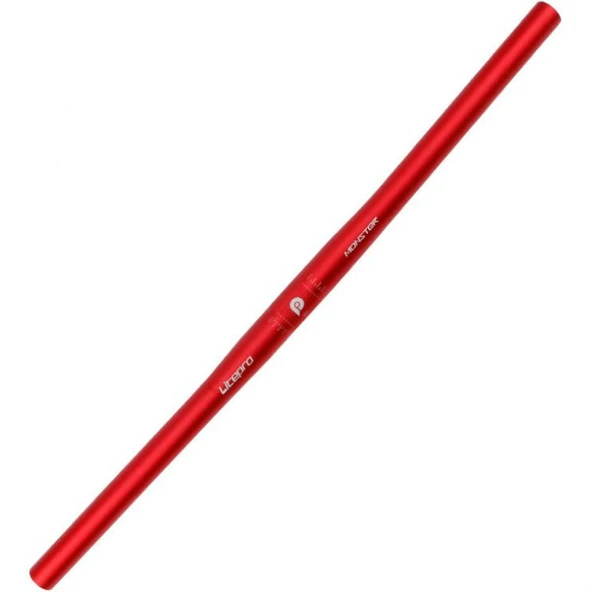 Litepro Dağ Bisikleti Katlanabilir Düz Gidon 580mm Kırmızı