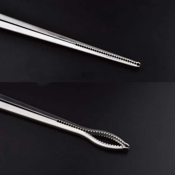 52 cm Düz Model Balık Tutma Maşası Yengeç Yılan Balığı Pensesi - 3