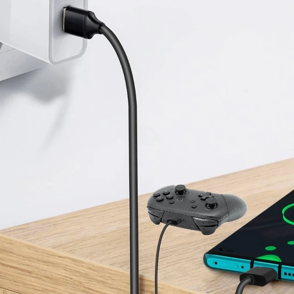 JYS Oyun Kolu Şarj Kablosu PS5 Xbox Series X Switch Pro Uyumlu 3 Metre - 5