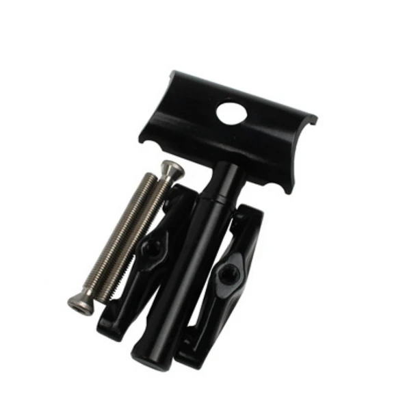 Litepro 412 Katlanabilir Bisiklet Sele Borusu 33.9mm Kırmızı Erik Çiçeği Desenli - 5