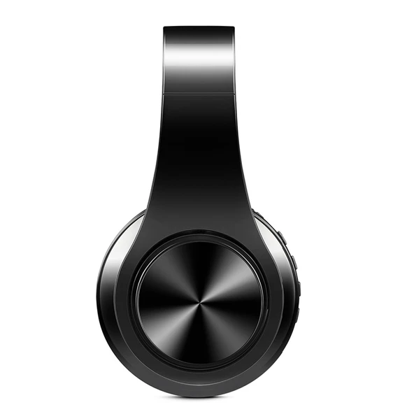 HIFI Stereo Kablosuz Bluetooth Kulaklık Mikrofonlu SD Kart ve FM Destekli Yeşil Siyah - 7
