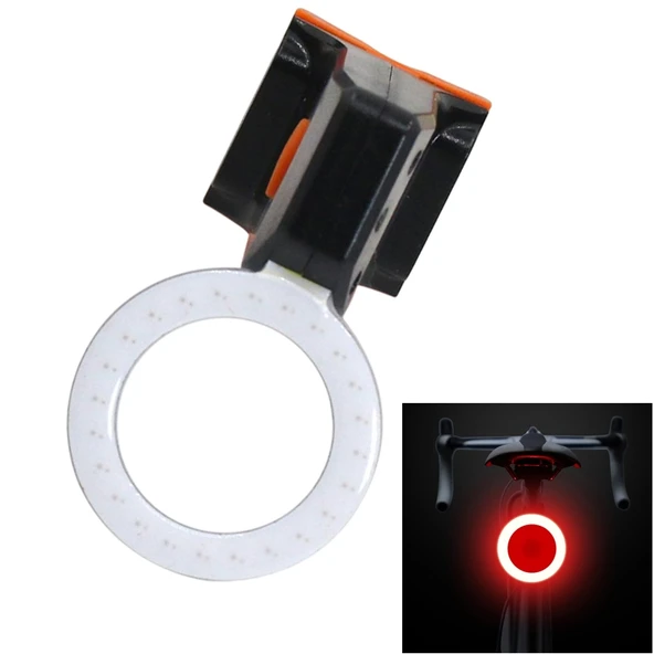 USB Şarjlı Çok Modlu Bisiklet Arka Lambası Renkli