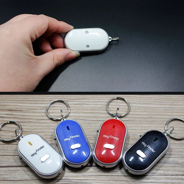 Mini LED Anahtar Bulucu - Kırmızı - Düdüklü Uzak Kontrol - 5